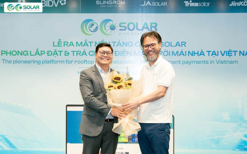 Ông Nguyễn Vũ Tuấn - Đại diện Sungrow tại buổi lễ ra mắt CoCo Solar