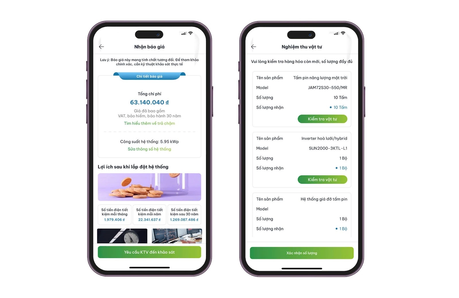 Ứng dụng CoCo Solar - nền tảng cung cấp dịch vụ lắp đặt điện mặt trời và và trả chậm
